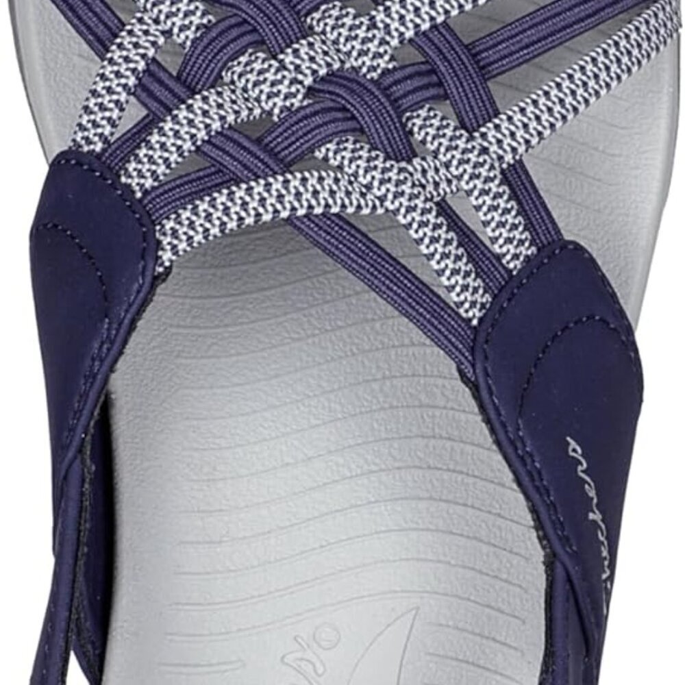 Womens Sport Sandals Reggae Style Comfort Arch Support Adjustable Strap Navy - Picture 5 of 8